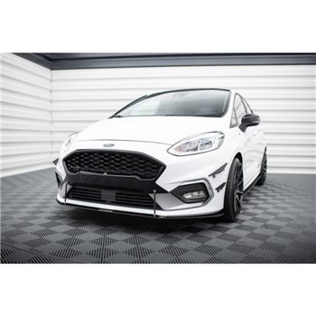 Maxton - Sport Lame Du Pare-Chocs V.2 Ford Fiesta Mk8 ST / ST-Line Noir Brillant