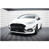 Maxton - Sport Lame Du Pare-Chocs V.2 Ford Fiesta Mk8 ST / ST-Line Noir Brillant