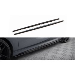 Maxton - Rajouts Des Bas De Caisse V.1 BMW 1 M-Pack / M135i / 128ti Noir Brillant