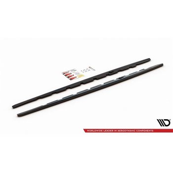 Maxton - Rajouts Des Bas De Caisse V.1 BMW 1 M-Pack / M135i / 128ti Noir Brillant