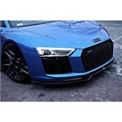 Maxton - Lame Du Pare-Chocs Avant V.2 Audi R8 Mk.2 Noir Brillant