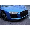 Maxton - Lame Du Pare-Chocs Avant V.2 Audi R8 Mk.2 Noir Brillant