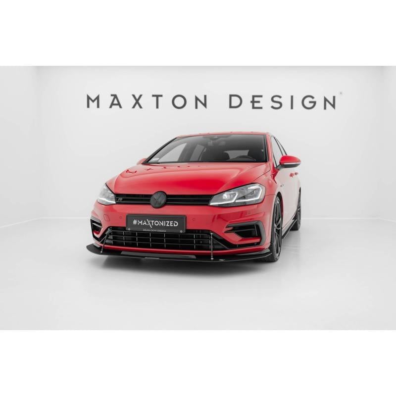 Maxton - Hybrid Sport Lame Du Pare-Chocs Avant VW Golf 7 R / R-Line Facelift Hybrid