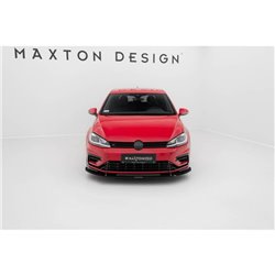 Maxton - Hybrid Sport Lame Du Pare-Chocs Avant VW Golf 7 R / R-Line Facelift Hybrid
