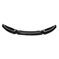 Maxton - Lame Du Pare-Chocs Avant V.1 BMW 1 M-Pack E82 Facelift Noir Brillant
