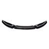 Maxton - Lame Du Pare-Chocs Avant V.1 BMW 1 M-Pack E82 Facelift Noir Brillant