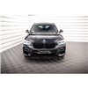 Maxton - Lame Du Pare-Chocs Avant V.1 BMW X3 M40d / M40i / M-Pack G01 Noir Brillant