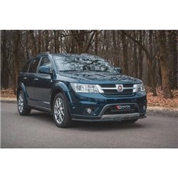 Maxton - Set des diffeuseur des bas de caisse Fiat Freemont Noir Brillant