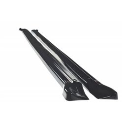 Maxton - Set des diffeuseur des bas de caisse Fiat Freemont Noir Brillant