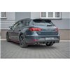 Maxton - Rajout Du Pare-Chocs Arriere V.1 Seat Leon Cupra Mk3 FL Sportstourer Noir Brillant