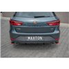 Maxton - Rajout Du Pare-Chocs Arriere V.1 Seat Leon Cupra Mk3 FL Sportstourer Noir Brillant