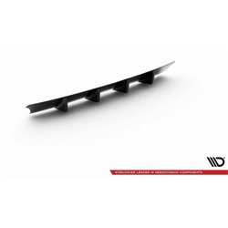 Maxton - Rajout Du Pare-Chocs Arriere V.1 Seat Leon Cupra Mk3 FL Sportstourer Noir Brillant