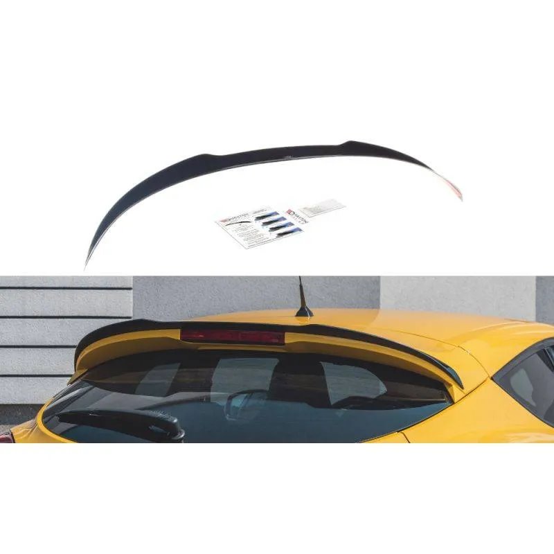 Maxton - Spoiler Cap Renault Megane 3 RS Noir Brillant