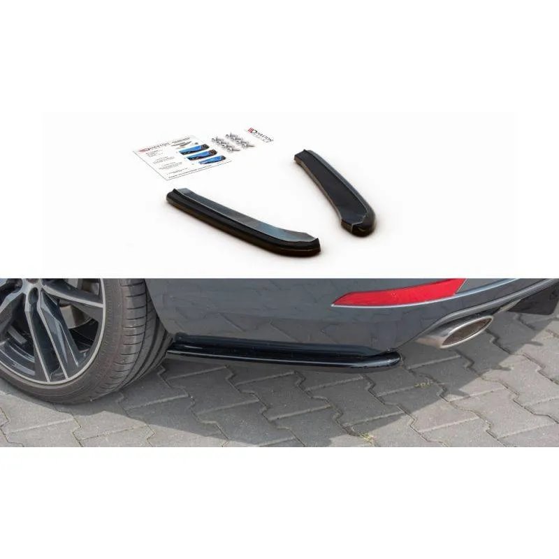 Maxton - Lame Du Pare-Chocs Arriere V.1 Seat Leon Cupra Mk3 FL Sportstourer Noir Brillant