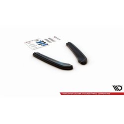 Maxton - Lame Du Pare-Chocs Arriere V.1 Seat Leon Cupra Mk3 FL Sportstourer Noir Brillant
