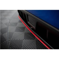 Maxton - Arriere Lame V.2 SUBARU WRX STI Rouge + Noir Brillant