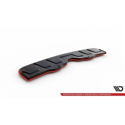 Maxton - Arriere Lame V.2 SUBARU WRX STI Rouge + Noir Brillant