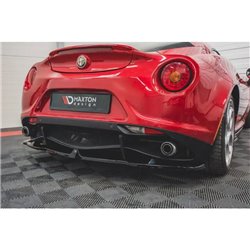 Maxton - Arriere Lame Alfa Romeo 4C Noir Brillant