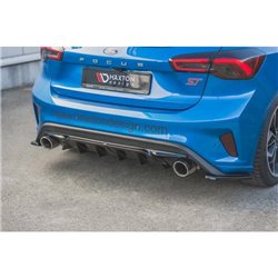 Maxton - Rajout Du Pare-Chocs Arriere V.2 Ford Focus Hatchback ST Mk4 Noir Brillant