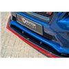 Maxton - LAME DU PARE-CHOCS AVANT / SPLITTER V.4 SUBARU WRX STI Noir Brillant + Rouge