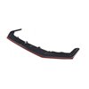 Maxton - LAME DU PARE-CHOCS AVANT / SPLITTER V.4 SUBARU WRX STI Noir Brillant + Rouge