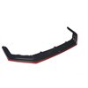 Maxton - LAME DU PARE-CHOCS AVANT / SPLITTER V.4 SUBARU WRX STI Noir Brillant + Rouge