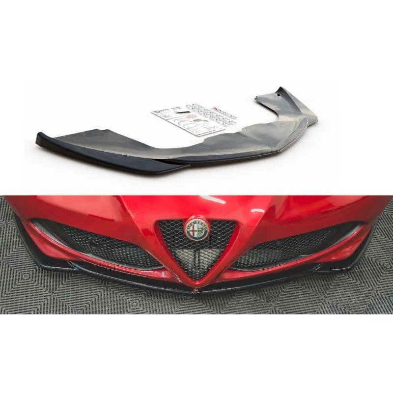 Maxton - Lame Du Pare-Chocs Avant Alfa Romeo 4C Noir Brillant