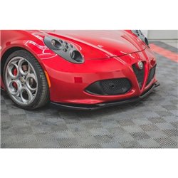 Maxton - Lame Du Pare-Chocs Avant Alfa Romeo 4C Noir Brillant