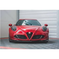 Maxton - Lame Du Pare-Chocs Avant Alfa Romeo 4C Noir Brillant