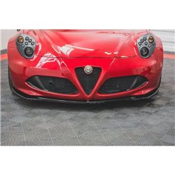 Maxton - Lame Du Pare-Chocs Avant Alfa Romeo 4C Noir Brillant