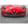 Maxton - Lame Du Pare-Chocs Avant Alfa Romeo 4C Noir Brillant