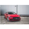 Maxton - Lame Du Pare-Chocs Avant V.2 Audi A7 S-Line C8 / S7 C8 / C8 Facelift / S7 Facelift Noir Brillant