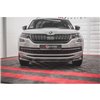 Maxton - Lame Du Pare-Chocs Avant Skoda Kodiaq Mk1 Sportline/RS Noir Brillant