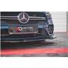Maxton - Lame Du Pare-Chocs Avant V.1 Mercedes A35 AMG Aero W177 Noir Brillant