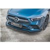 Maxton - Lame Du Pare-Chocs Avant V.2 Mercedes A35 AMG Aero W177 Noir Brillant