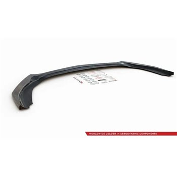 Maxton - Lame Du Pare-Chocs Avant V.2 Mercedes A35 AMG Aero W177 Noir Brillant