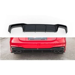 Maxton - Rajout Du Pare-Chocs Arriere Audi A7 S-Line C8 / S7 C8 Noir Brillant