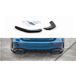 Maxton - Lame Du Pare-Chocs Arriere Mercedes A35 AMG Aero Hatchback W177 Noir Brillant
