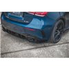 Maxton - Lame Du Pare-Chocs Arriere Mercedes A35 AMG Aero Hatchback W177 Noir Brillant