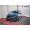 Maxton - Lame Du Pare-Chocs Avant V.3 Mercedes A35 AMG Aero W177 Noir Brillant