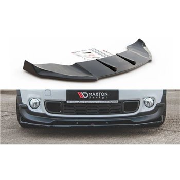 Maxton - Lame Du Pare-Chocs Avant Mini Countryman Mk1 JCW Noir Brillant