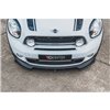 Maxton - Lame Du Pare-Chocs Avant Mini Countryman Mk1 JCW Noir Brillant
