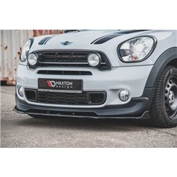 Maxton - Lame Du Pare-Chocs Avant Mini Countryman Mk1 JCW Noir Brillant