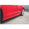 Maxton - Rajouts Des Bas De Caisse Audi A7 S-Line C8 / S7 C8 / C8 Facelift / S7 Facelift Noir Brillant