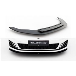 Maxton - Street Pro Lame Du Pare-Chocs Avant / Lame VW Golf 7 GTI Noir