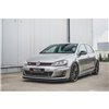 Maxton - Sport Durabilité Lame Du Pare-Chocs Avant / Lame VW Golf 7 GTI Rouge