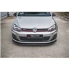 Maxton - Sport Durabilité Lame Du Pare-Chocs Avant / Lame VW Golf 7 GTI Rouge