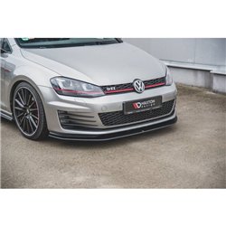 Maxton - Sport Durabilité Lame Du Pare-Chocs Avant / Lame VW Golf 7 GTI Rouge