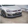 Maxton - Sport Durabilité Lame Du Pare-Chocs Avant / Lame VW Golf 7 GTI Rouge