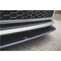 Maxton - Sport Durabilité Lame Du Pare-Chocs Avant / Lame VW Golf 7 GTI Rouge